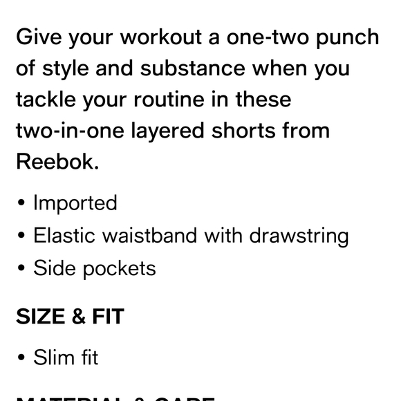 Reebok Men's Black and Yellow Athletic Shorts - Picture 5 of 5